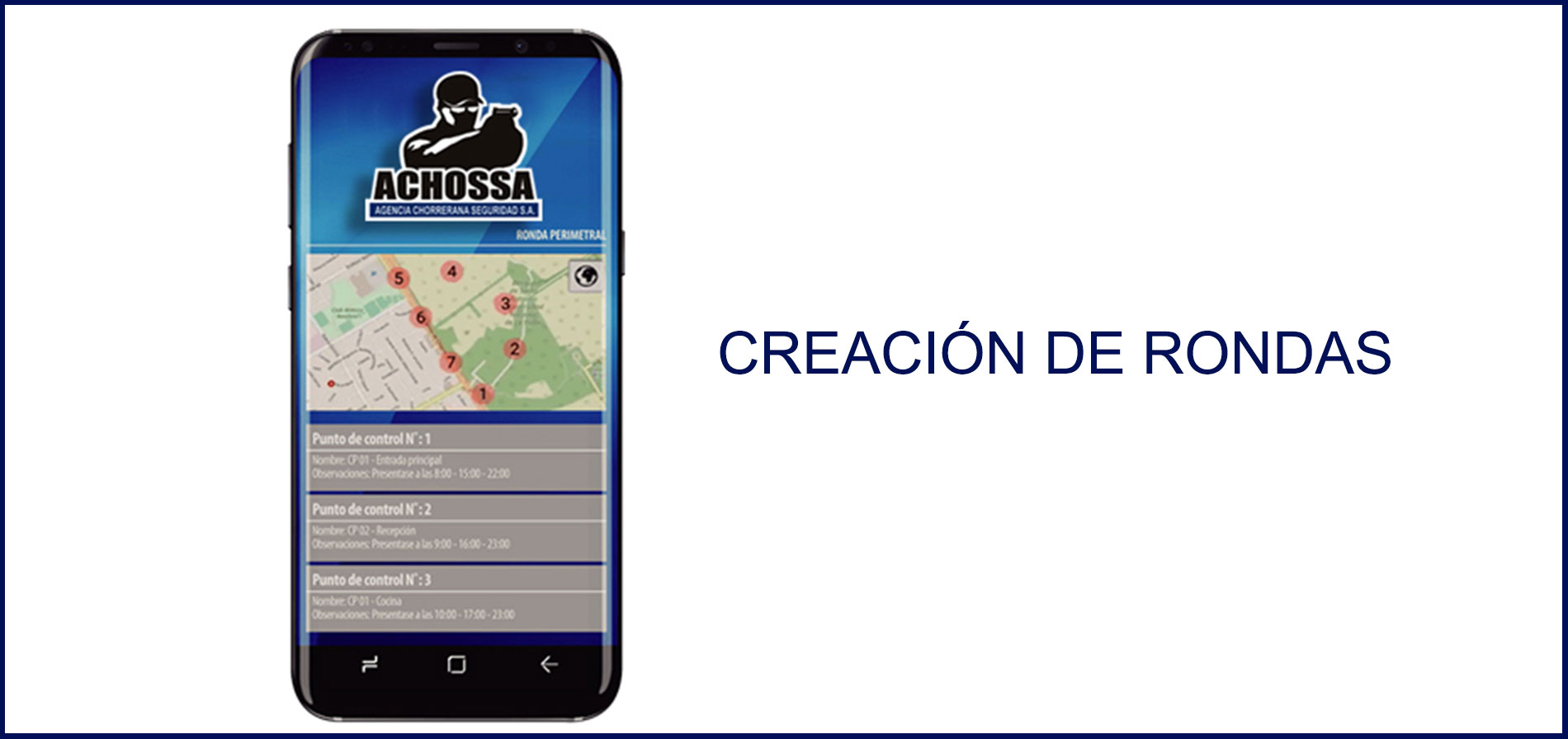 Pantalla de la app Vigicontrol: Funcionalidad 6